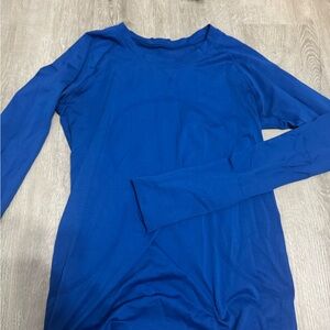 Blue Long Sleeve Lululemon Top